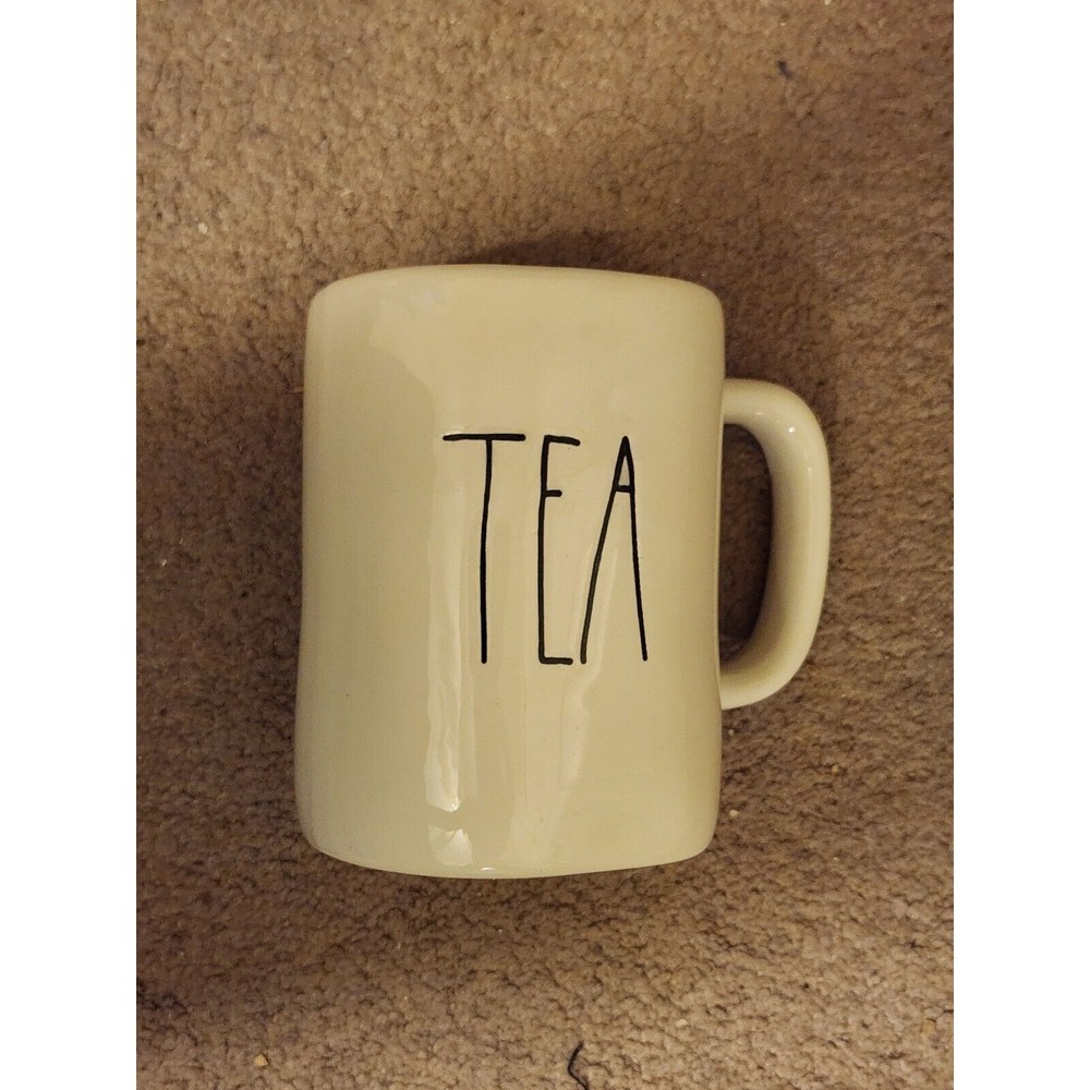 Rae Dunn TEA Mug Cup Large Letter White Artisan Collection by Magenta